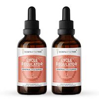Secrets Of The Tribe - Cycle Regulator, Menstrual Cycle Support, Herbal Supplement Blend Drops Alcohol-Free Liquid Extract (2x4 fl oz)