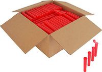 Transparent Red Pre-Roll Tubes - 109mm - King Size - #PRT109TR - Set of 300