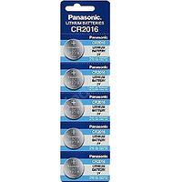 Panasonic CR2016 3V Lithium Battery 1PACK X (5PCS) =5 Single Use Batteries