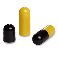 CapsulCN. Empty Gel Caps Empty Gelatin Capsules, 2,000pcs, Size 4,Black and Yellow, Separated