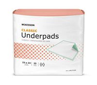 MCKESSON Underpad McKesson 23 X 24" Disposable Fluff (#UPLT2324, Sold Per Bag)