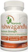 Organic Ashwagandha with Black Pepper - 1300 mg per Serving - 120 Veggie Capsules - Enhanced Absorption - Supplement for Mood Enhancement, Adrenal Support, Cortisol Manager, Stress Relief - Non-GMO