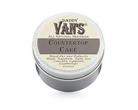 Daddy Van's® All Natural Beeswax Countertop Care for Soapstone, Slate, Concrete Composite and Butcher Block Counter Tops - Food Safe, Chemical-Free and Non-Toxic - 6 Oz. Tin
