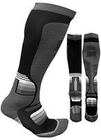 MEDSTITCH USA Compression Socks for Men & Women Compressed at 20-30 mmhg Medical (Gray, L/XL 9-14 usa)