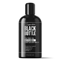 Antifungal Soap w/ Tea Tree Oil & Active Ingredient Proven Clinically Effective for Jock Itch, Athletes Foot, Ringworm Treatment - Signature Black Bottle Body Wash - 9 oz. (2pk)