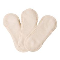 GladRags Pantyliner Made with Organically Grown Cotton, Natural, 3 Count