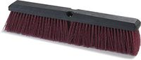 Carlisle 3620721800 Flo-Pac Hardwood Block Coarse/Heavy Floor Sweep, Stiff Polypropylene Bristles, 3-1/4" Trim x 2-1/2" Width Bristles, 18" Length, Maroon (Pack of 12)