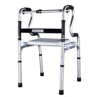 Folding Lightweight Aluminium Walking Frame Walker Adjustable Height Mobility Aid Medical Equipment Fauay
