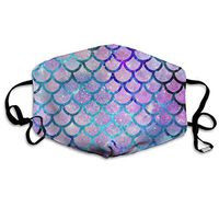 Unisex Prevent Air Pollution Face Facial Protection Anti-Dust Pollen Smoke Washable Enjoy Clean Breathing Mermaid Scales with Galaxy