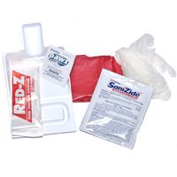 Biohazard Fluid Clean Up Kit W/Red Z