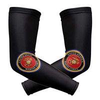 poeticcity USMC US American Marines 1 Pair Arm Sports Sleeves Cooling Warmer UV Protection