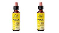 Bach Rescue Remedy Original Natural Stress Relief Flower Essence, Dropper 20 Ml