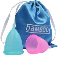 Super Soft Menstrual Cups: Small and Large Value Pack | Reusable Sanitary Wear (2 Pack: Small & Large)