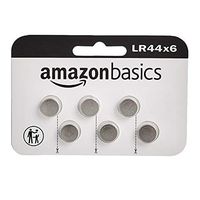 AmazonBasics LR44 Alkaline Button Coin Cell Batteries - 6-Pack