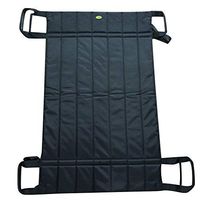 Olpchee Transfer Boards Belt Slide Patient Medical Lift Sling Transferring Turner Positioning Pad Hospital Bed Draw Sheets for Elderly Bariatric 4 Handles (Black)