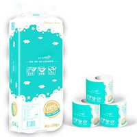 Toilet Paper - Eco Friendly Comfort Bath Tissue for Home, 4-ply, 10 Rolls