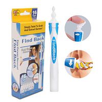 Ear Wax Removal Tool Smart Ear Cleaner Spiral Earplug Tool with 16 PCS Spiral Tips Safe Ear Wax Removal Kitl.