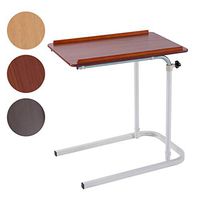 CX Home Overbed Table with Tilting Top - Adjustable Height Hospital Bed Table for Home Use - Bed Tray Table for Eating and Laptops
