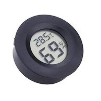 Thermometer - Aquarium Thermometer - Accurate Measurement, Suitable for A Variety of Environments, Simple and Elegant (Black, 4 * 4 * 1.6 Inches) (Color : Black, Size : 4 * 4 * 1.6 inch)
