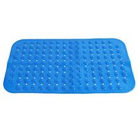 RedSonics(TM) Bathroom Products Non-slip Bath Mat Shower Bath Foot Massage PVC Bathroom Toilet Mats with Suction Cups[ Blue ]