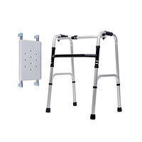 MANO HOME walker III- The Elderly Walking Aid Four Legs Walking Stick Disabled Walking Aid The Elderly Bath Chair with Wheels Walking Aid (Color : C)