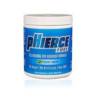 pHierce Fuel All Natural Pre Workout Energy Powder with Beta Alanine and Xylitol - Keto Friendly Athlete-Grade Formula with No Artificial Sweeteners or Banned Subtances, Cherry Limeade, 20 Servings