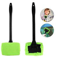 GLOGLOW Car Window Cleaner Windshield Brush Automobile Window Dust Dirt Removal Tool Easy to Use(02)