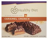 Healthy Diet High Protein Caramel Crunch Bars (7/Box)