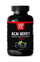 Acai Berry Cleanse for Weight Loss - ACAI Berry Super ANTIOXIDANT Extract 1200 MG - Weight Loss Pills - 1 Bottle 60 Capsules