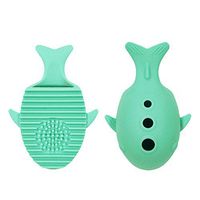 Whale Silicone Makeup Brush Cleaning Holder Washing Tools Cosmetics Board Stand Tool by Fenleo