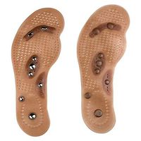 1 Pair Woman Foot Cushion Acupressure Slimming Insole Pad Magnetic Shoe Insoles