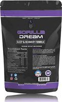 Gorilla Dream Premium Sleep Aid - Nootropic Infused Comprehensive Sleep & Recovery Supplement - GABA, Melatonin, Valerian Root, Magnesium, L-Theanine, Mucuna Pruriens Extract & More - 99 Capsules