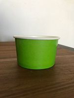 Ice cream paper cups 5 oz. paper hot/cold (100, green)