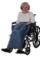 Granny Jo Products Lightweight Wheelchair Blanket, Wedgwood Blue