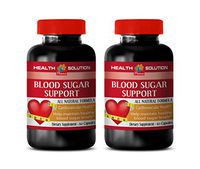 Brain Function Support Supplements - Blood Sugar Support - All Natural Formula - Cardiovascular Health - zinc and biotin Supplement - 2 Bottles 120 Capsules