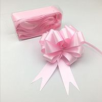 FQTANJU 10 Pieces 30 mm Width, Decorative Gift Pull Bows, Pink