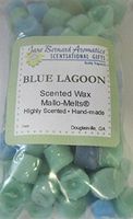 Blue Lagoon Scented Hand Made Candle Wax Tart Melts for All Candle and Electric Oil Warmers_4 Oz Bag-by Jane Bernard