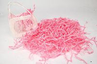 AmoreCreations - 7 Ounce Paper Shred Crinkle and Filler Paper Gift Wrap Supply (Pink)