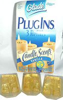 Glade PlugIns Gel Candle Scents Vanilla 3 refills