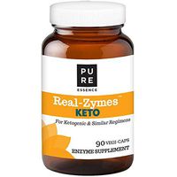 Real-Zymes™ Keto Digestive Enzymes Supplement with Probiotics for Better Digestion - Natural Support for Relief of Bloating, Gas, Belching, Diarrhea, Constipation, IBS, etc. - 90 Caps