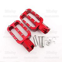 Frames & Fittings CNC Footpegs Rests Red for Chinese 50cc-160cc CRF XR KLX TTR SDG Dirt Pit Bike ATV Quad Moped Scooter Motorcycle Motocross