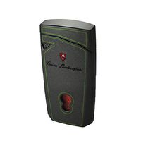 Tonino Lamborghini Magione Metallic Gray with Green Lines Torch Flame Cigar Lighter