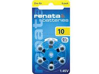 30 x Size 10 (ZA10) Renata Hearing Aid Batteries