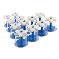 Massage Tools Back Massagers Vacuum Cupping, Rotating Cupping Household Portable Cupping Chinese Traditional Cupping Vacuum Magnetic Cupping (12 cans) (Color : Blue, Size : 31923cm)