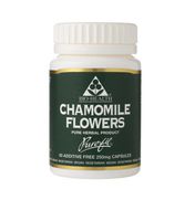 Bio-Health Chamomile Flowers 250 mg Powdered Herb 60 caps