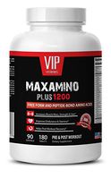 Amino acids Supplements Natural - MAXAMINO Plus 1200 - for Weight Loss - 1 Bottle 180 Tablets