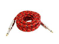Audio2000'S tm ADC204Z 20ft Guitar Cable with Conductive PVC & 15 AWG Braided Shielding