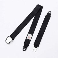 LRWSB Collision Car Recreation Seat Belt, Aircraft Buckle Two-Point Seat Belt, RV Seat Belt