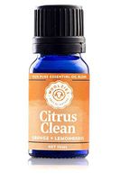 Woolzies 100% Pure & Natural Citrus Clean Essential oil Blend 10 ML |Orange & Lemongrass Therapeutic Grade Oil Blend | Use with Wool Dryer Balls or Oil Diffuser