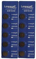 LOOPACELL 10 Pack CR1632 3V Lithium Battery CR 1632 New